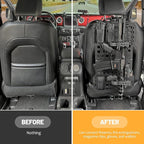 Truck Gun Rack Molle Seat Back Organizer Gun Holder Molle Panel with Magazine Pouch for Vehicles Tactical Truck Mount Panels
