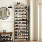 YATINEY 12 Tier Shoe Rack, Large Capacity Shoe Storage Organizer Holds 48 Pairs, Sturdy and Stable, for Entryway, Hallway, Cl