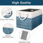 Fab totes Storage Bins [6-Pack], Foldable Storage Baskets for Organizing Toys, Books, Shelves, Closet, Large Storage Box with