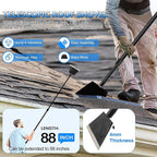Floor Scraper, Garden Shovel Scraper, Paint Remove Tool for Ice, Tile, Tape, Glue, Ceiling, Concrete Cleaning Kit with 88inch Long Handle Heavy Duty - Metal Blade 4mm Thickness