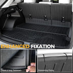 Floor Mats for Honda Prologue/Chevy Blazer EV 2024-2026, All Weather Floor Mats Trunk Cargo Liner with Backrest Protectors and Door Sill Guards Accessories, Full Coverage Set