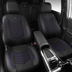 CAR PASS 3D Foam Mesh Leather Car Seat Covers Front Seats, Breathable Front Seat Cover for Cars, Comfortable Universal Fit fo
