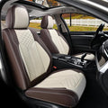 Coverado Front Seat Covers, 2 Pack Waterproof Seat Covers for Cars, Luxury Leather Seat Cushions, Front and Rear Seat Protect