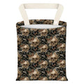 Car Garbage Can, Seat Back Hanging Cute Car Trash Can Bag, Car Organizer and Storage Bag for Travelling, Outdoor Vintage Floral Butterfly Skull