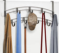 LYNK Professional® Home™ Over Door Hooks Rack - 9 Hook Over Door Hanger - Over Door Towel Rack - Hanging Towels or Clothes - 