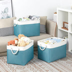 Bidtakay Large Storage Baskets for Shelves 3 Pack 16x11.8x11.8 Inch Storage Bins for Organizing Fabric Storage Cubes for Clos
