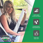 Seatbelt Covers - Removable Car Seat Belt Cover for Women, Men, Kids - Gray 20 in Long Waterproof Seat Belt Cushion with Protection from Sweat and Odor for All Vehicles