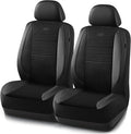Skechers Air-Cooled Memory Foam Seat Covers,Mesh Thick Car Seat Covers,Piping Leather Car Seat Covers Front Seats,Airbag Comp
