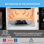2 Pack 500g Car Dehumidifier Bags with Non-Slip Mat | Microwave Rechargeable Silica Gel | Absorb Moisture/Condensation | For 