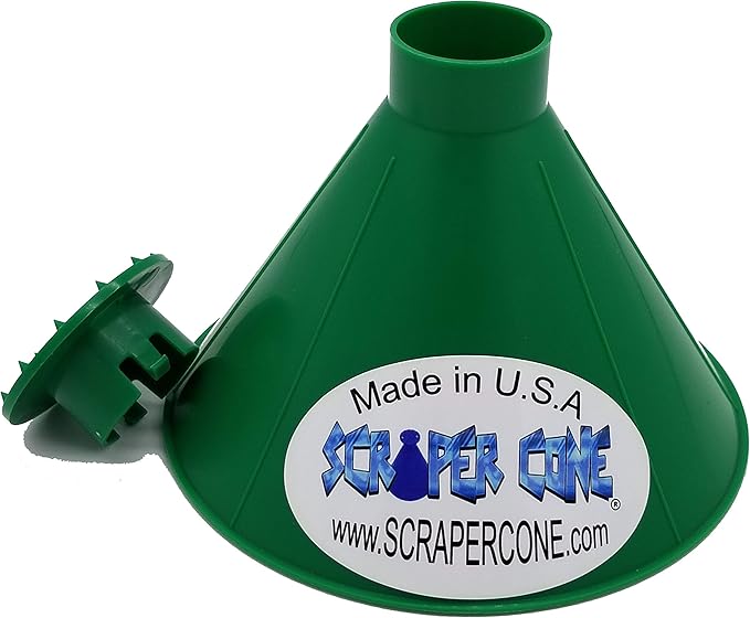 2 Pack of The SCRAPER CONE The Original Ice Scraper, Snow Removal Made in The USA Magical Frost Removal Funnel Shaped Cleaning Tool Car Windshield Deicer Magic Scrapers Instascrape Shovel Brush