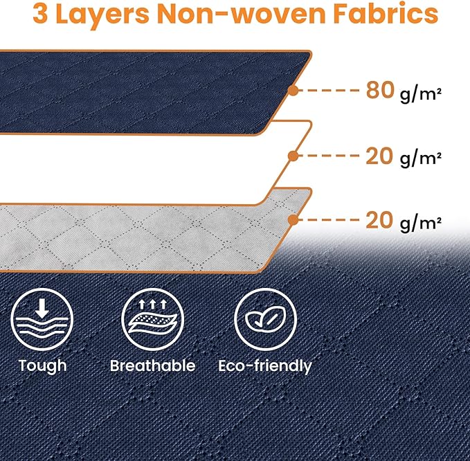 Fab totes 24 Gallons Clothes Storage,Foldable Thick Fabric Blanket Storage Bags,Containers for Organizing Bedroom, Closet, Cl