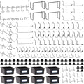 FRIMOONY Peg Board Organizer Accessories, Pegboard Hook Locks, Bins, for Organizing Pliers, Wrenches, Screwdrivers, 202-Piece