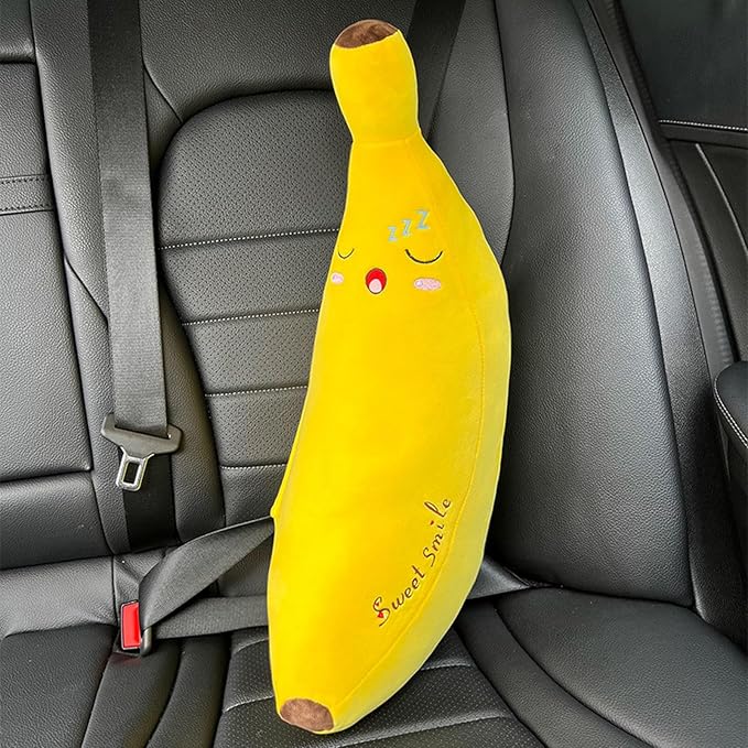 Car Pillow for Kids, Dinosaur Seat Belt Cover, Seatbelt Adjuster for Kids Car Seatbelt Covers, Vehicle Shoulder Pads, Seatbelt Cushion for Kids, Seat Strap Pillows Kids (Yellow)