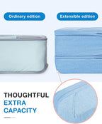 BAGSMART Compression Packing Cubes for Travel, 6 Set Packing Cubes for Carry on Suitcases, Compression Travel Cubes & Suitcas
