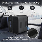 Sposuit Trunk Organizer for Car - Collapsible Split Trunk Storage with Reinforced Handles, SUV Trunk Organizers for Grocery
