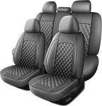 Car Seat Covers Full Set, Breathable and Waterproof Napa Leather Car Seat Cover, Interior Universal Fit for Cars, Sedans, SUV