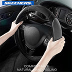 Skechers Steering Wheel Cover,14.5-15 Inch Universal Memory Foam Car Steering Wheel Covers Breathable Anti-Slip Steering Whee