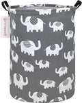 QUEENLALA Large Storage Basket,Laundry Hamper/Bathroom/Home Decor/Collapsible Round Storage Bin,Boys and Girls Hamper/Boxes/C
