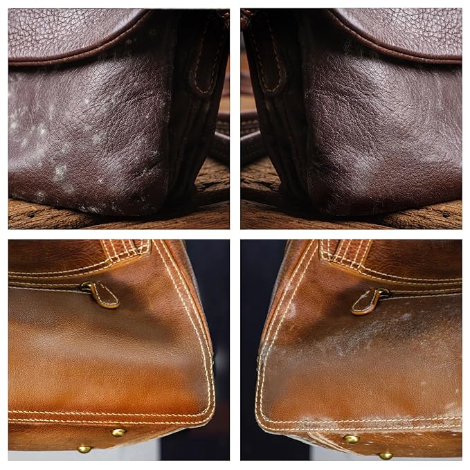 Leather Cleaner & Moisturizer Set for Coach, Gently Cleans Vachetta Leather, Restores Shine, Softens, Removes Stains & Light 