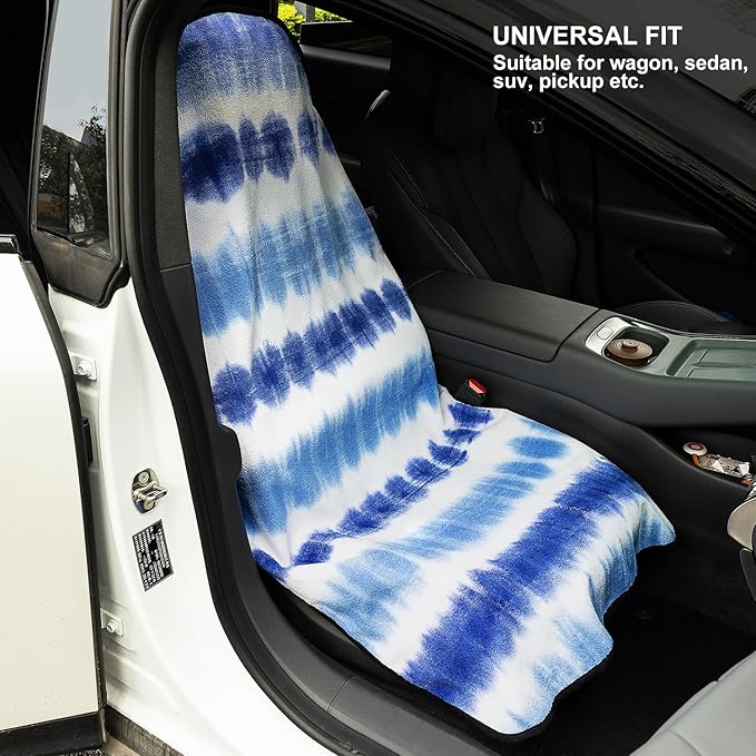 Waterproof Sweating Car Seat Cover for Post Gym Workout, Running, Swimming, Beach and Hiking, Universal Fit Non-Slip Bucket S