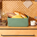 MiniArk Small Storage Baskets for Organizing | Closet Organizer Bins | Shelf Toy Basket | Woven Rope Baskets | Cube Decorativ