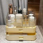 Makeup Organizer with Stackable Drawers, Bathroom Countertop Vanity Organizers and Storage, Ideal for Desk and Dresser, Great