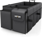 HOTOR Trunk Organizer - Car Organizer, Foldable Trunk organizer for SUVs & Sedans, Sturdy Car Organization for Car Accessories