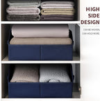 Homsorout Closet Baskets for Shelves Trapezoid - Decorative Storage Baskets with Handle, Closet Bins for Organization, Shelf 
