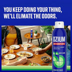 Ozium Air Sanitizer Spray - Room Odor Eliminator for Home, Car, and Office - Country Fresh Air Cleaner - 8 oz Can - 6 Pack
