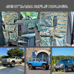 Truck Gun Racks Molle Seat Back Organizer for Vehicle Pickup SUV Car Gun Holder & Tactical Gears Hunting Rifle Storage