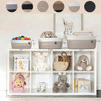 Dog Toy Basket, Woven Storage Baskets for Dog Cat Organizer, Baby Boy Shower Gifts Basket for Bathroom, Nursery Toy Baskets S
