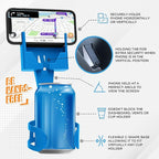 Cup Holder Phone Holder Mount for Car - Universal Adjustable Expander Cradle Hands-Free Driving - Compatible with All Smartphones Car Mount for iPhone Samsung Google Android Mobile Accessories Blue