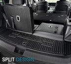 Cargo Mat with Backrest Mats for 2024 2025 2026 Hyundai Santa Fe Car Mat Accessories, All Weather TPE Protector Cargo Liner Trunk Mat(Cargo Mat with Backrest Mats)