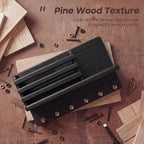 Rebee Vision Pine Wood Key Holder Wall Mount - Farmhouse Key Holder for Wall with Floating Shelf & 6 Hooks - Mail Organizer f