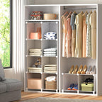 Neprock 16 Cubby Storage Organizer, Closet Clothes Storage Organizer, Cube Shelves Closet Organizers and Storage Shelves for 