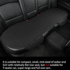 West Llama Linen Car Seat Covers,Bottom Seat Covers for Cars Include 1 Pair Front Driver Seat Pad Mat and 1 Rear Bench Cover 