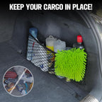 2 Packs Universal Mesh Cargo Net,Elastic Car Storage Net Pocket Bag for Trunk,Automotive Cargo Nets Storage Pouch Add On Orga