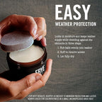 Frye Leather Boot and Shoe Waterproof Balm, Weather Protection Conditioner with Mink Oil and Beeswax, Made in USA, BPA-Free