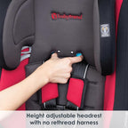 Baby Trend Cover Me™ 4-in-1 Convertible Car Seat, Scooter – Built-in Canopy, 4-Stage Growth System, Plush Comfort Padding, Mu