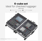 LeanTravel Premium Compression Packing Cubes for Travel - Suitcase Organizer Bags with Double Zipper & Breathable Mesh Panel 