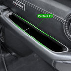 4PCS Center Console Organizer for 2018-2022 2023 Jeep Wrangler JL JLU and Gladiator JT Accessories Gear Shift Side Tray Organizer,Hanging Armrest Storage Box (Not for JK/JKU)