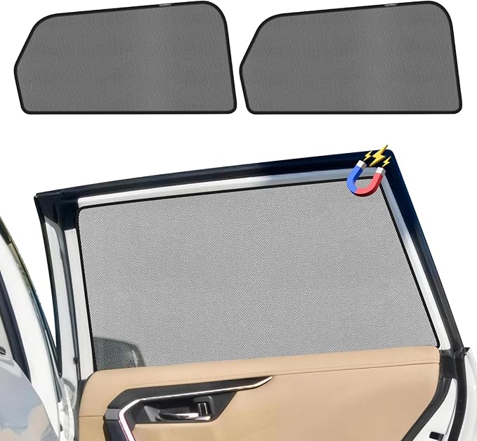 KUST Car Window Shades for 2023-2025 2026 Kia Sportage Accessories, Breathable Mesh Magnetic Window Covers, Rear Back Side Window Sun Shades UV Block Privacy Protection for Baby Camping Napping 2PCS