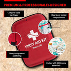 Protect Life Survival First Aid Kit for Home/Business, Camping Survival Kits | Mini Travel First Aid Kit | Camping Equipment 