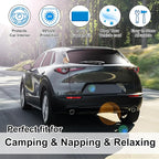TINGLU 8PCS Window Shades for Mazda CX-30 2019-2024 2025 Accessories Car Side Full Windows Rear Triangular Windshield Sun Shade Sun UV Rays & Privacy Protection for Camping,Napping,and Relaxing