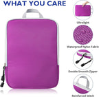 Compression Packing Cubes, 10 Set Packing Cubes for Travel Compression, Lightweight Compressible Package Organizer for Carry 