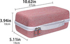 khanka Hard Travel Case Replacement for Halo Bolt 58830/57720 / Air 58830 / ACDC Max 55500 mWh Portable Emergency Power Kit, Portable Phone Laptop Charger, Case Only (Pink)