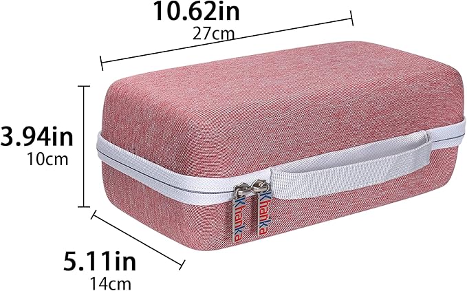 khanka Hard Travel Case Replacement for Halo Bolt 58830/57720 / Air 58830 / ACDC Max 55500 mWh Portable Emergency Power Kit, Portable Phone Laptop Charger, Case Only (Pink)