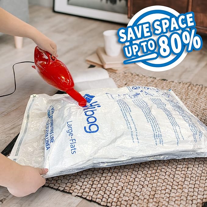 Vacuum Storage Bags, Space Saver Vacuum Seal Storage Bags 35-Pack Sealer Bags for Clothes, Clothing, Bedding, Comforter, Blan