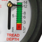 Milton (S-934) Dial Tire Pressure Gauge - Single Head Tire Tread Depth Gauge