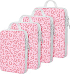 4 Set Compression Packing Cubes For Travel Bags Organizer For Luggage Suitcase Organizer, Compression Bags For Travel Accesso